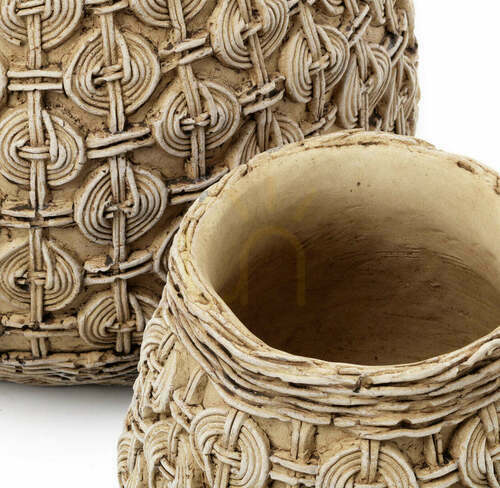 Verifica Ghiveci beton The Knot XL Handmade Planters 25 cm