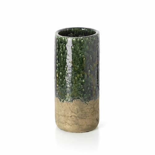 Verifica Vază cilindrică BAZAR BIZAR Moss verde beton L 38 cm