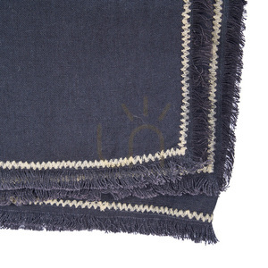 Față de masă Tuscany negru natural 150x300 Table Linen small 2