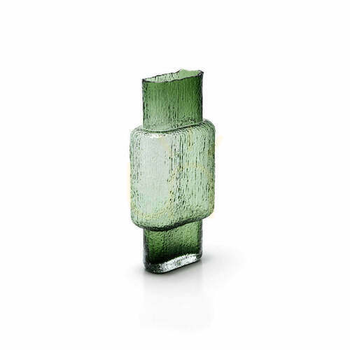 Verifica Vază decorativă din sticlă verde Vintage Vert L, Glass Collection
