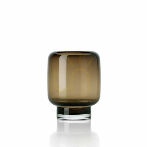 Verifica Vază decorativă cub Smoky maro S, 19,5 cm