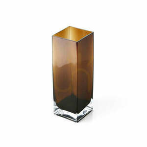 Vază cuboidă amber 30 cm small 1