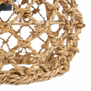 Abajur pentru lampă suspendată BAZAR BIZAR Banara Natural S din frunze de bananier, 35 cm small 3