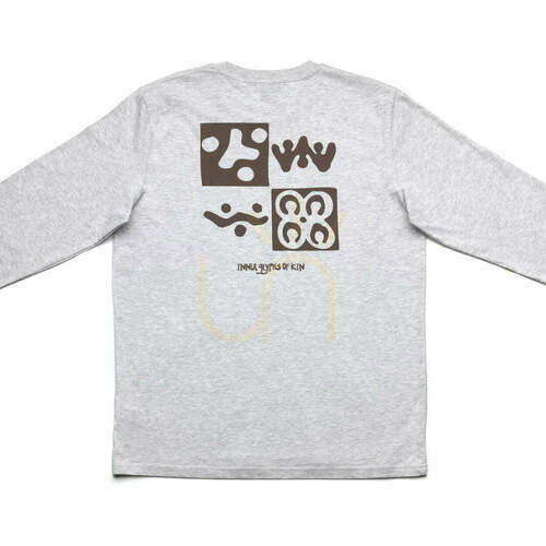 Verifica Tricou cu mânecă lungă Checkerboard Heather Grey M
