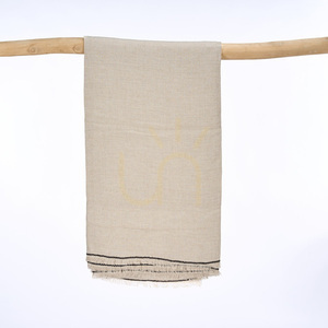 Fata de masa Tuscany Natural Black 150x300 Table Linen small 5