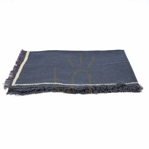 Verifica Șervețel de masă Tuscany Black Natural 45x45 cm Table Linen