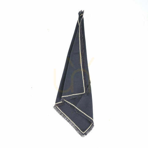 Verifica Șervețel de masă Tuscany Black Natural 45x45 cm Table Linen