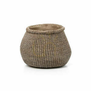 Ghiveci handmade maro L Planters Faux-Puff 19x23,5x25 cm small 0