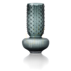 Vază din sticlă Bazar Bizar Sapphire Jewel L, albastră, 38 cm small 3