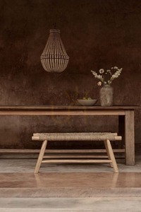 Candelabru Handmade Teardrop Natural M 73 cm small 1