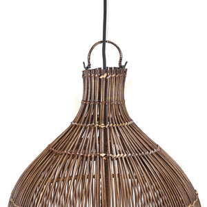 Pendul lampă handmade din nuc închis XL, Oversized Collection small 6