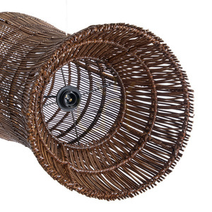 Pendul lampă handmade din nuc închis XL, Oversized Collection small 9
