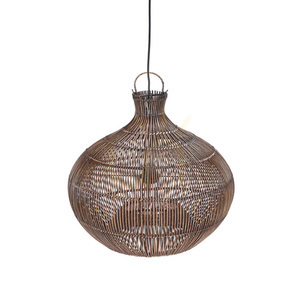 Pendul Gourd Nuc Închis S Handmade, Lampă Suspendată Pendant Lamps small 10