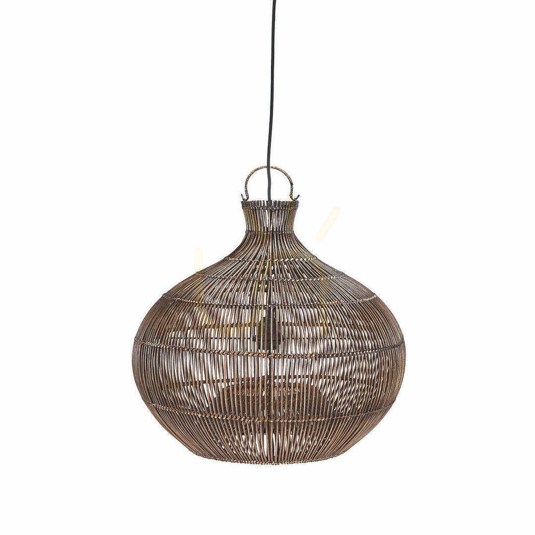 Függőlámpa Desert Gourd sötét diófa S 48 cm