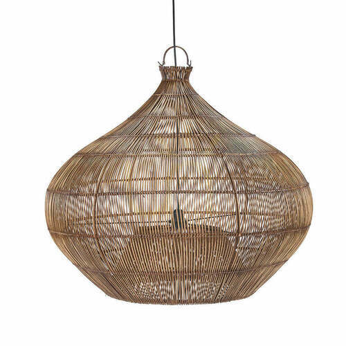 Verifica Pendul Desert Gourd Nuc Închis L 80 cm Handcrafted Pendant Lamp