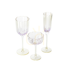 Pahar șampanie roz Pink Blush 26,5 cm small 5