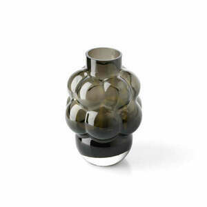 Vază sticlă gri închis The Grape Glass Collection M small 1