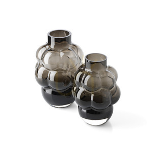 Vază sticlă gri închis The Grape Glass Collection M small 2