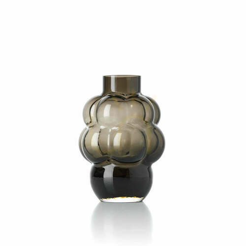 Verifica Vază sticlă gri închis The Grape Glass Collection M