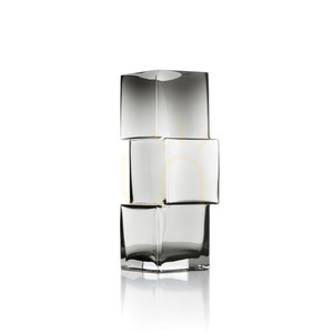 Vază decorativă sticlă gri închis Glass Collection 30 cm L small 2
