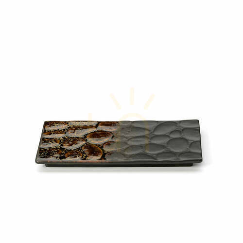 Verifica Farfurie dreptunghiulară maro Merapi 25,9 cm