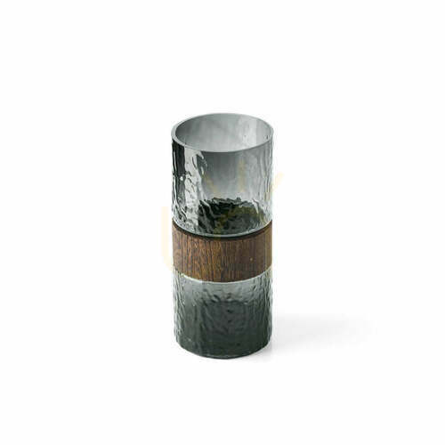 Verifica Vază decor gri închis M 24,5 cm