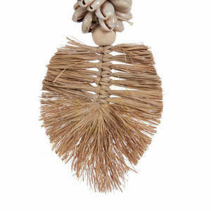 Breloc Komodo cu frunze naturale 22 cm small 1