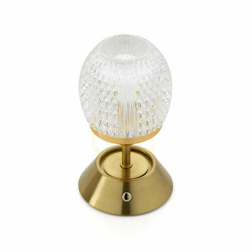 Verifica Lampă de masă LED The Glow Sinatra, handmade, 18 cm, albă