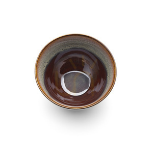 Bol decorativ ceramic Brown Grey S 11.7 cm small 2