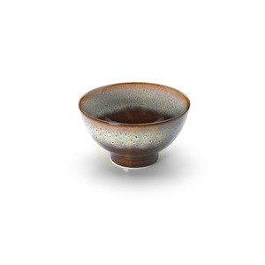 Bol decorativ ceramic Brown Grey S 11.7 cm small 5