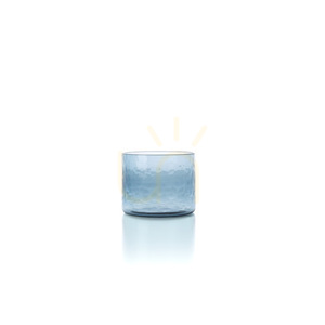 Pahar Tumbler Low Hammered Albastru 8 cm small 2