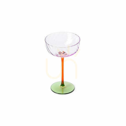 Verifica Pahar coupe Bazar Bizar The Trio-Tone 17,5 cm sticlă multicoloră