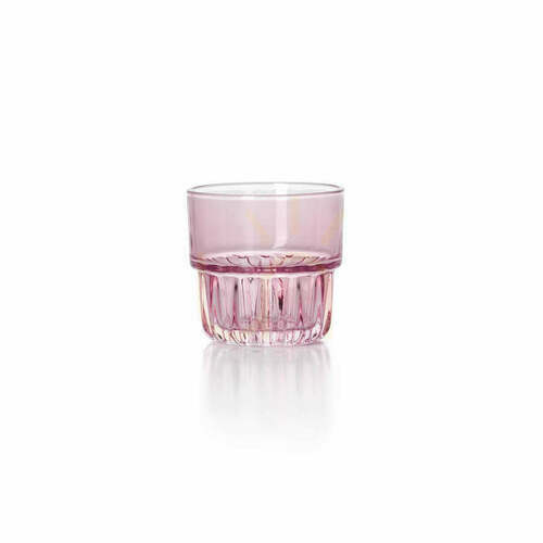 Verifica Pahar cu fațete blush 8 cm