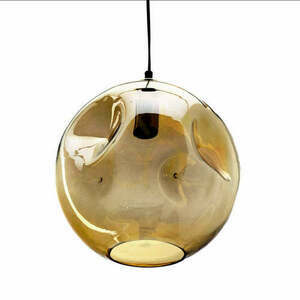 Lampă suspendată Bazar Bizar Bubbella, auriu pal, sticlă reciclată, 29 cm small 1