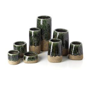 Ghiveci BAZAR BIZAR The Moss Planter Concrete Green M 15 cm small 4