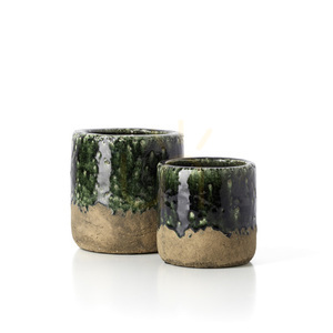 Ghiveci BAZAR BIZAR The Moss Planter Concrete Green M 15 cm small 6