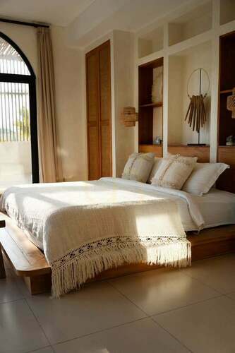 Verifica Puf de pat Gypsy Natural 135x270 cm