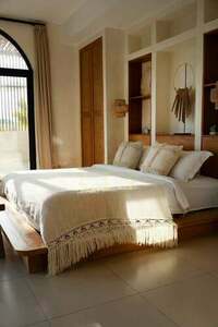 Puf de pat Gypsy Natural 135x270 cm small 1