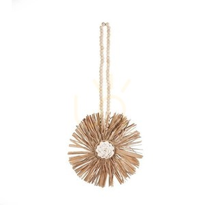 Franjuri decorative raffia natural 70 cm handmade accesorii small 2