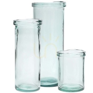 Vas decorativ Jiandan albastru L 36 cm small 5