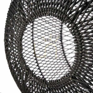 Abajur suspendat din ratan negru Bazar Bizar The Bubble M 50 cm small 4