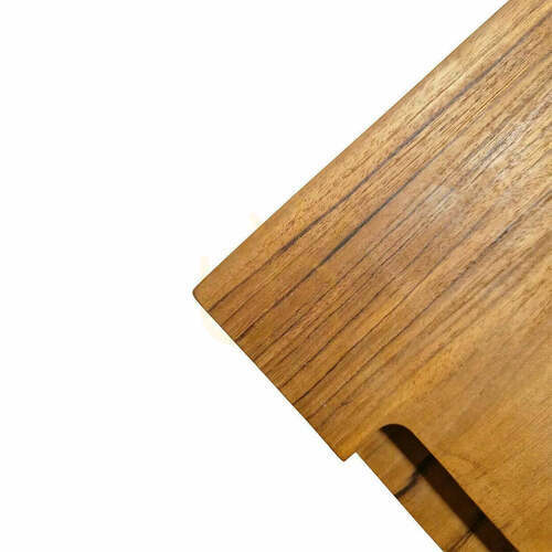 Verifica Placă de servit din lemn de tec, Teak Root Collection, naturală, 35x25 cm
