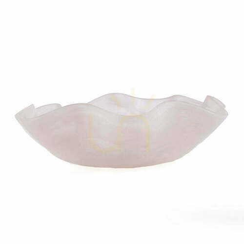 Verifica Bol fructe din rășină roz alb 30x30x8 cm Bowls