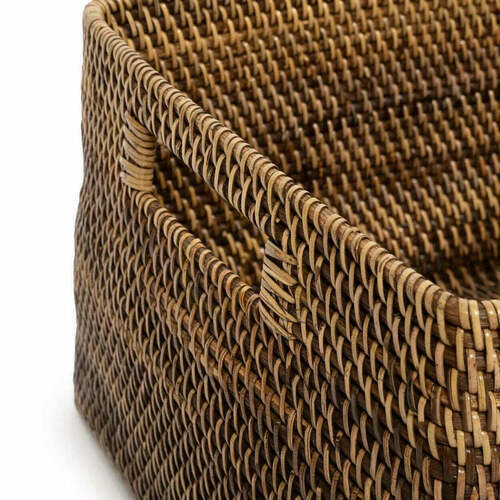 Verifica Coș pentru reviste răchită maro natural Colonial Collection S