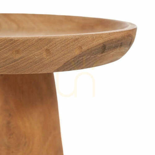 Verifica Tavă de tort din rădăcină de tec 25 cm, Natural, Teak Root Collection