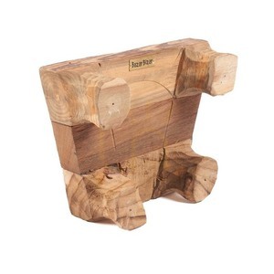 Tavă servire lemn teak root natural Teak Root Collection 30x20 cm small 2