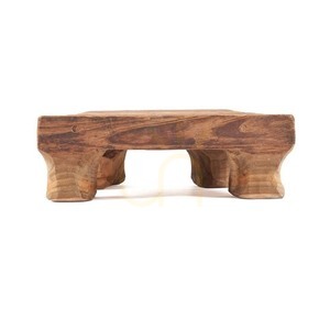Tavă servire lemn teak root natural Teak Root Collection 30x20 cm small 3