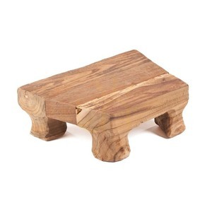 Tavă servire lemn teak root natural Teak Root Collection 30x20 cm small 4
