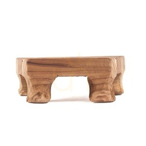 Tavă servire lemn teak root natural Teak Root Collection 30x20 cm small 5