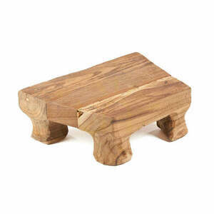 Tavă servire lemn teak root natural Teak Root Collection 30x20 cm small 0